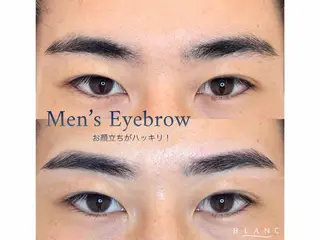 メンズ アイブロウ eyelash Blanc 池田の眉毛・アイブロウイメージ