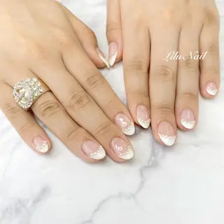 ネイル モチの良さ◉ フィルインネイル♡のネイルデザイン