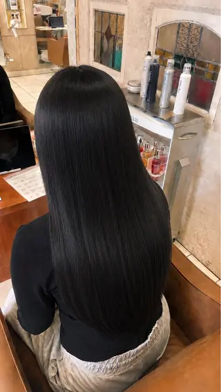 ロング カラー 艶カラー 髪質改善 🍓苺奈のヘアスタイル