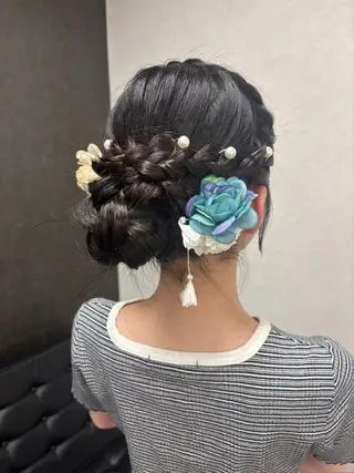 ヘアアレンジ 暖色カラー/アレンジ 🌺URUHA🌺のヘアスタイル