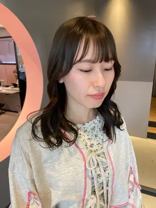 カラー ないとう ゆうかのヘアスタイル