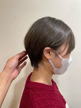 ショート カラー レイヤー／パーマ TAKUYAのヘアスタイル