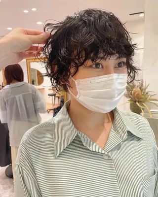 ショート パーマ circus by KENJE 町田店のヘアスタイル