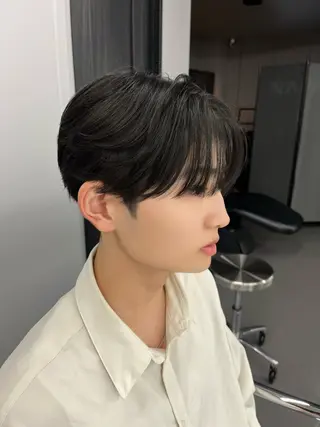 メンズ アイブロウ アイカ🐺 メンズ韓国ヘアのヘアスタイル