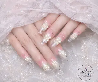 ネイル ANGILA ネイル¨̮S*Y*Kのネイルデザイン