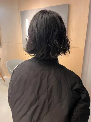 ショート パーマ 恒松 大毅のヘアスタイル