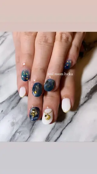 ネイル ネイルルームリッカ 𝐦𝐚𝐲𝐮のネイルデザイン