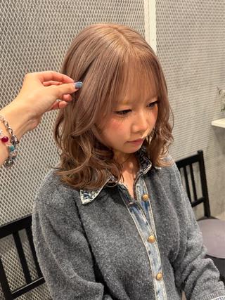 セミロング カラー Karin/ jrスタイリストのヘアスタイル