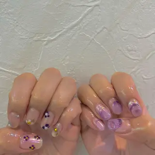 ネイル 《ニュアンスネイル》 risaのネイルデザイン