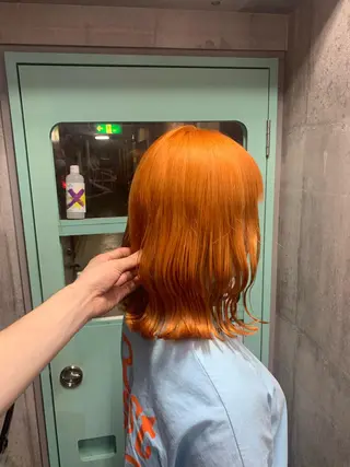 ショート カラー ハイトーン/メンズ/ ウルフ特化 小松のヘアスタイル