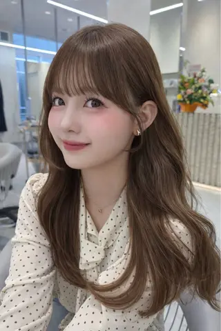 ロング カラー ブリーチ矯正 マスター【タケル】のヘアスタイル