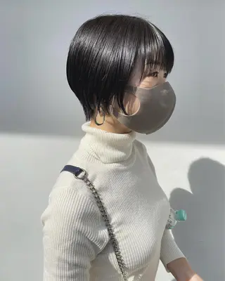 ショート カラー tonari 梅田、中崎町のヘアスタイル