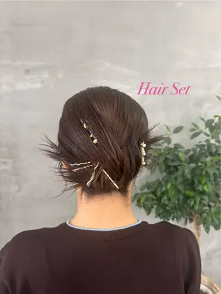 ヘアアレンジ ✨透明感艶カラー ✨💍Yuri💍のヘアスタイル