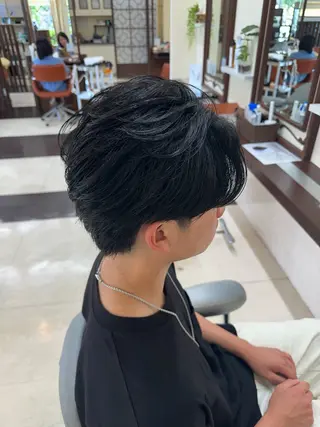 ショート カラー パーマ メンズ 成田No.1 メンズヘア/清和武虎のヘアスタイル