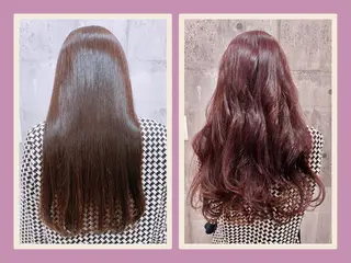 ロング カラー ル，ボー・クール 彌永妙子のヘアスタイル