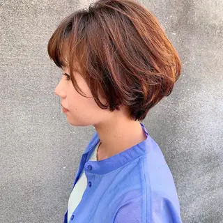 ショート カラー 中川 竜誠のヘアスタイル