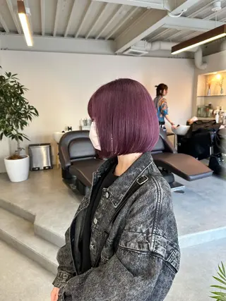 ショート カラー ハイトーン×似合わせ 🌱中川慎之介のヘアスタイル