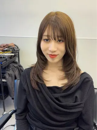 ロング カラー 韓国ヘア🇰🇷 スズキのヘアスタイル
