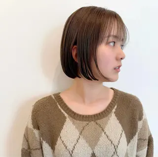 ミディアム 上原 隼のヘアスタイル