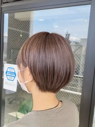 ショート カラー 博多/髪質改善/レイ ヤー/縮毛矯正/れいのヘアスタイル