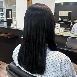 ロング カラー 透明感カラー 髪質 改善 Wカラー原心愛のヘアスタイル