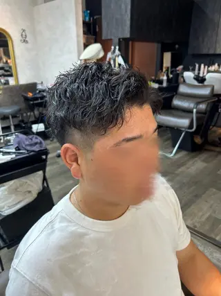 パーマ メンズ 🌼髪質整形🧸 艶カラー🌼珠理のヘアスタイル