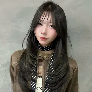 ロング カラー 透明感×韓国ヘア /Reiのヘアスタイル