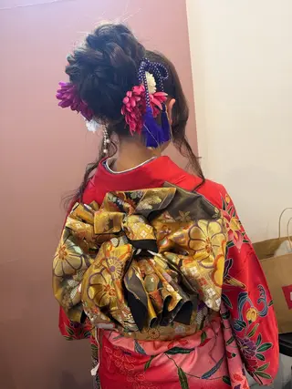 ロング ヘアアレンジ pep natsumiのヘアスタイル
