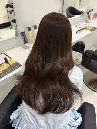 ミディアム カラー ♡上品韓国髪♡ブラ ウン/SAYATOのヘアスタイル