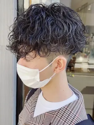 ショート パーマ メンズ SENTA✨メンズ パーマ✨fifth栄のヘアスタイル