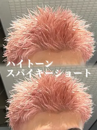 カラー メンズ ツイスパ/シャドウ MANARUのヘアスタイル