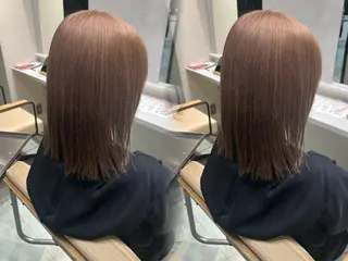 ミディアム カラー ayaka🫧 梅田ダブルカラーのヘアスタイル