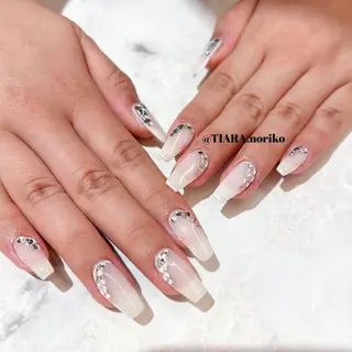ロング カラー メンズ ネイル TIARA💅🏻 NORIKOのネイルデザイン
