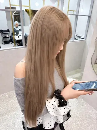 カラー 🤍ワンホンヘア ayaha🤍のヘアスタイル