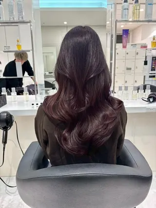 カラー 韓国レイヤー×透明感 カラー🫧札幌のヘアスタイル
