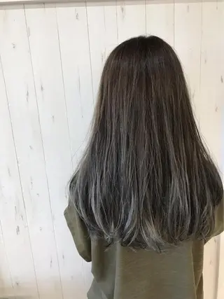 ロング カラー パーマ ヘアアレンジ キッズ ネイル マツエク・マツパ M字・前髪割れ 改善メンズ特化/栢沼のヘアスタイル