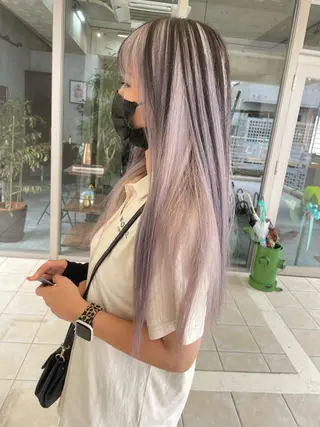 ロング andKおもろまち店 艶ダブルカラー✨のヘアスタイル