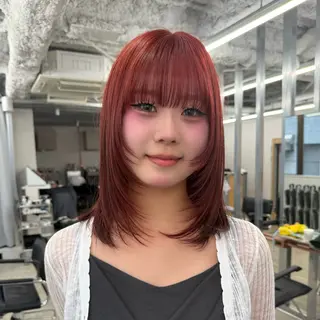 カラー ブリーチ/レイヤー /sakura🌸のヘアスタイル