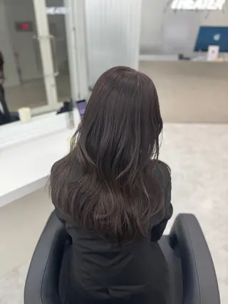 ミディアム カラー 藍斗│モテ透明感× 顔周りレイヤー🫧のヘアスタイル