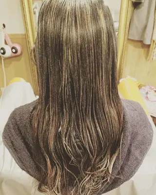 ロング カラー spa hair ark 富井直美のヘアスタイル