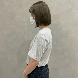 ミディアム カラー はちすか るかのヘアスタイル