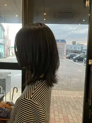 ミディアム 酒井 成貴のヘアスタイル