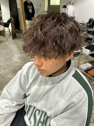 パーマ メンズ 石谷蒼 メンズパーマ特化のヘアスタイル