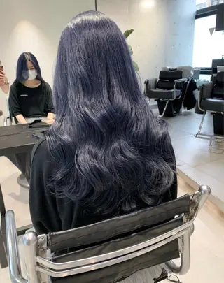 セミロング カラー 透明感カラー✂︎ /縮毛矯正/YUKAのヘアスタイル