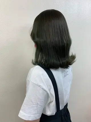 ミディアム 顔周りレイヤー/新宿 /モテ艶カラー/航介のヘアスタイル