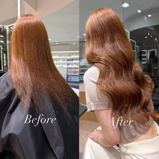 ロング カラー シールエクステ特化 ハイトーン、NANAのヘアスタイル