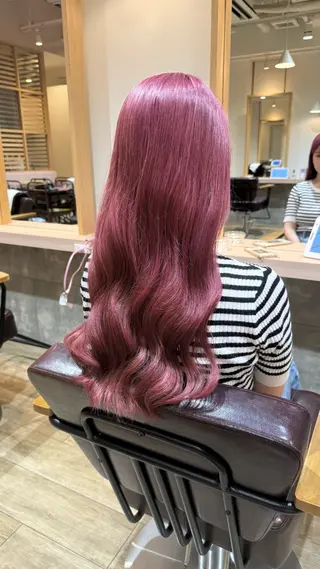 ロング 暖色 /シマダアミのヘアスタイル