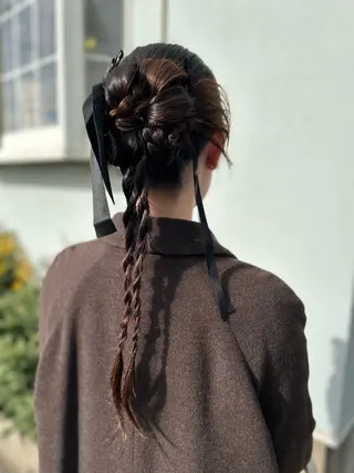ロング 北本 美幸のヘアスタイル