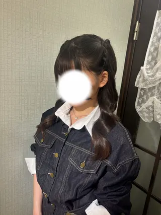 ロング ヘアアレンジ ココシャル miranoのヘアスタイル