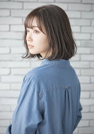 カラー ミディアム 小黒泰佑/東銀座 /縮毛矯正特化のヘアスタイル